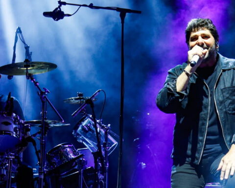 Patrick Fiori souligne le potentiel du festival du Rocher à Pierrelatte