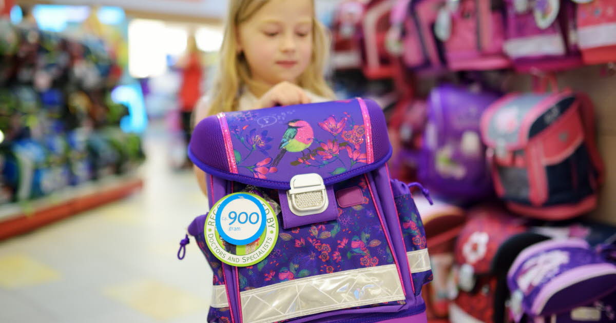 Rentrée scolaire : quel sac choisir pour préserver la santé du dos de votre enfant ?