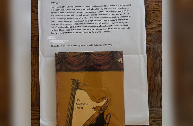 Un homme restitue un livre rare volé il y a 40 ans à une librairie californienne