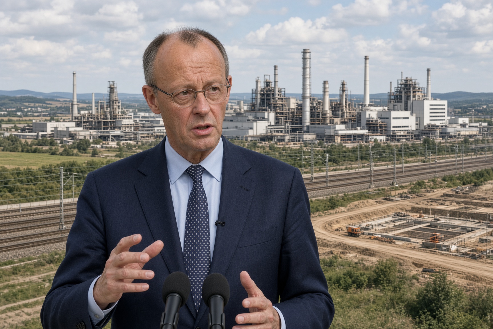 Friedrich Merz avertit qu’une victoire de l’AfD menacerait les investissements en Saxe-Anhalt