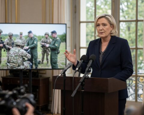 Marine Le Pen veut réduire l’aide financière française à l’Ukraine