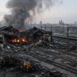 La Russie frappe Kyiv et ses infrastructures ferroviaires lors d’une attaque massive
