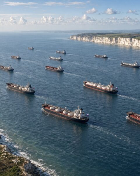 Onze pétroliers russes franchissent la Manche malgré les sanctions occidentales