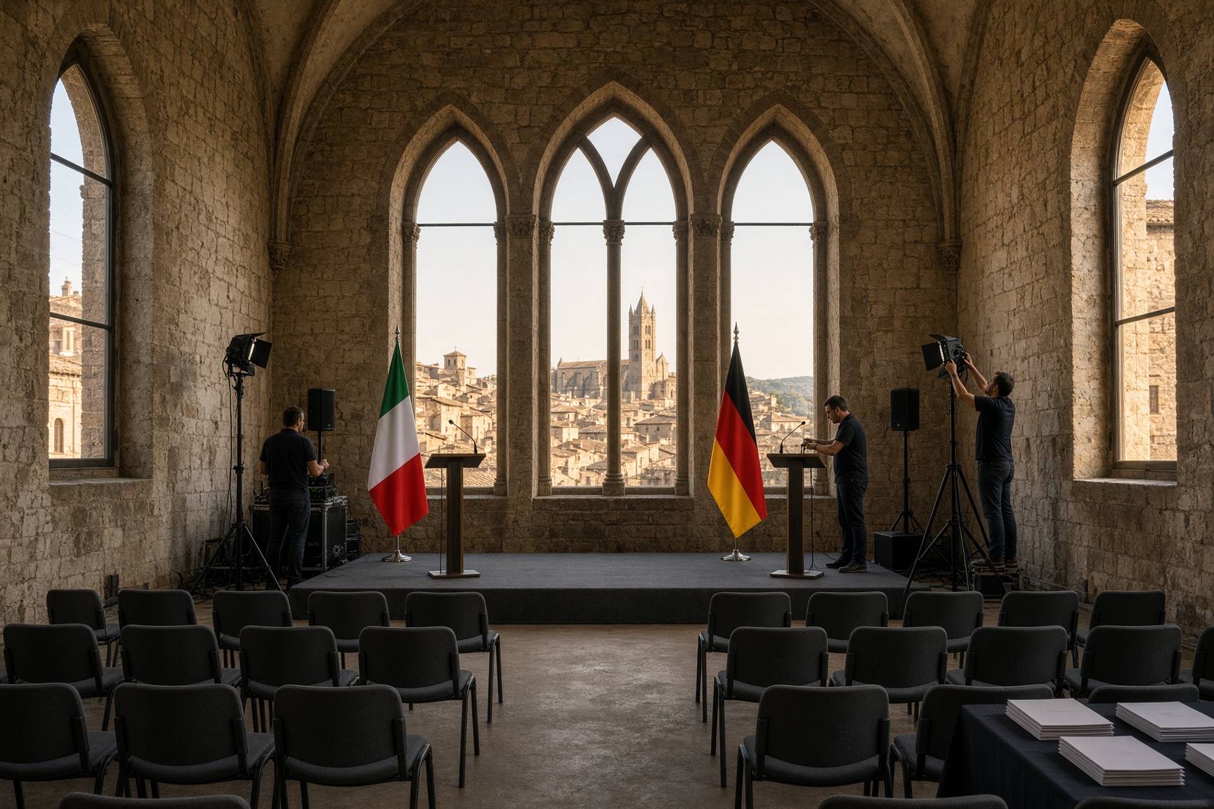 À Orvieto, un forum italien veut rapprocher l’AfD et la droite radicale