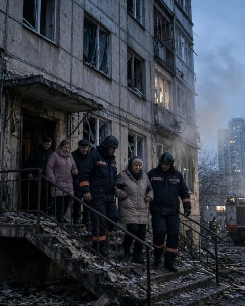 La Russie mène une attaque aérienne massive contre Kyiv et Odessa