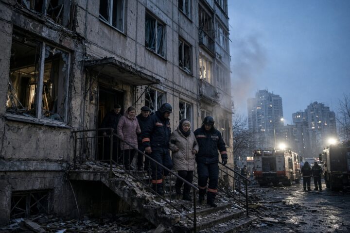 La Russie mène une attaque aérienne massive contre Kyiv et Odessa