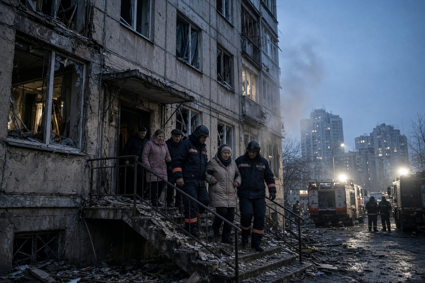 La Russie mène une attaque aérienne massive contre Kyiv et Odessa