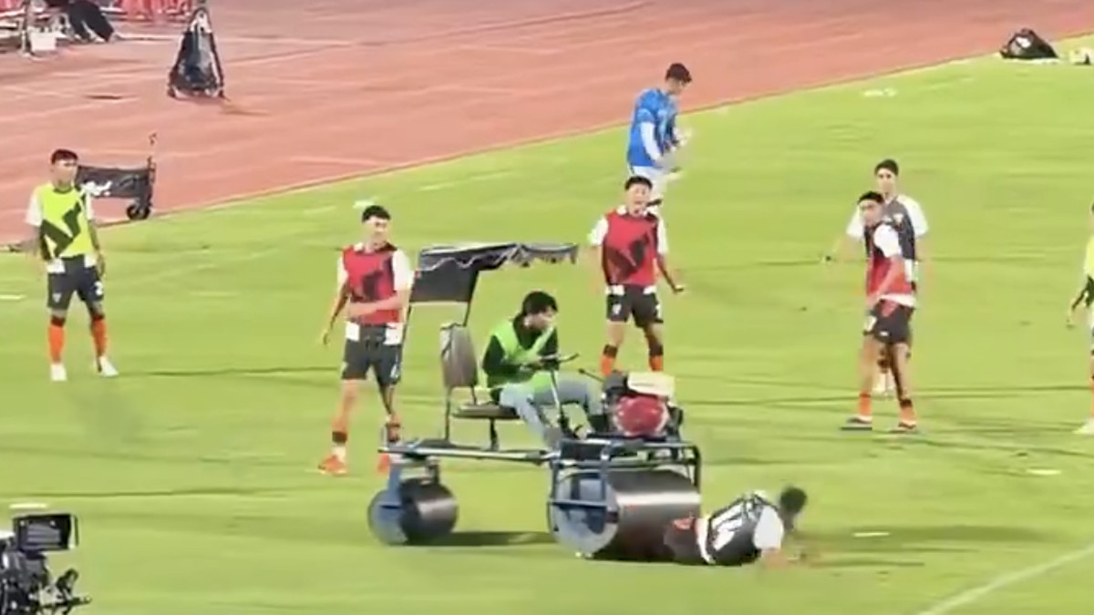 Accident surréaliste en Thaïlande : Andros Townsend percuté par un rouleau de jardinage pendant l'échauffement