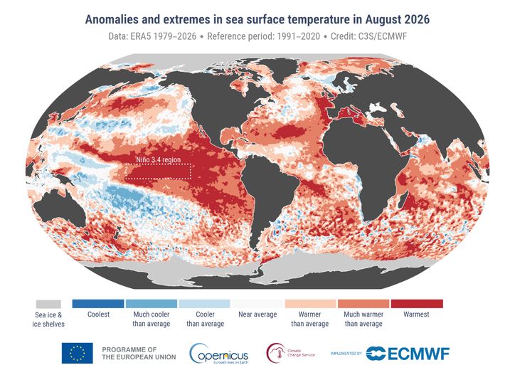 Août 2026 enregistre des températures mondiales record, révélant un changement climatique alarmant