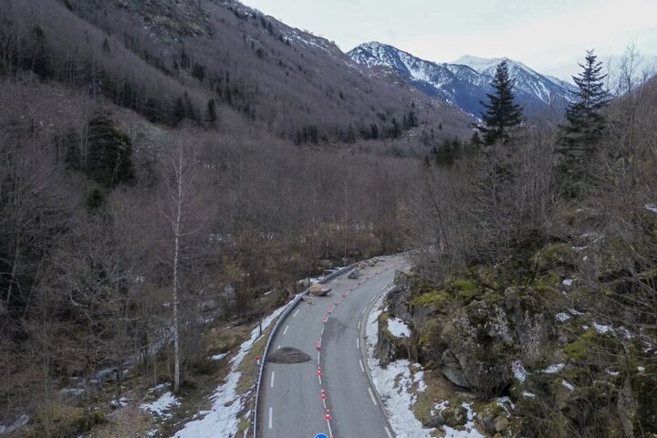 Des travaux de sécurisation de la RN20 prévus à l'automne 2027 après l'éboulement massif