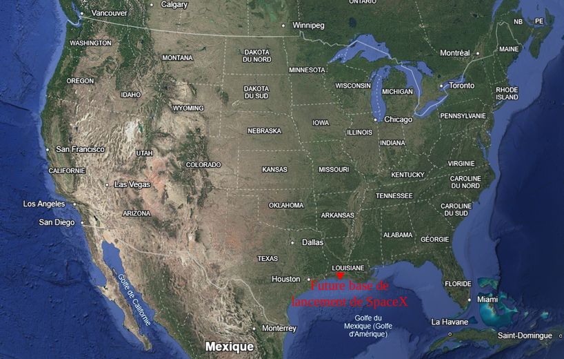 Elon Musk annonce la construction de la plus grande base de lancement spatial à Pecan Island, Louisiane