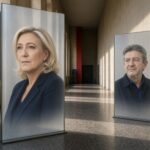 Un sondage place Marine Le Pen et Jean-Luc Mélenchon en position d’accéder au second tour