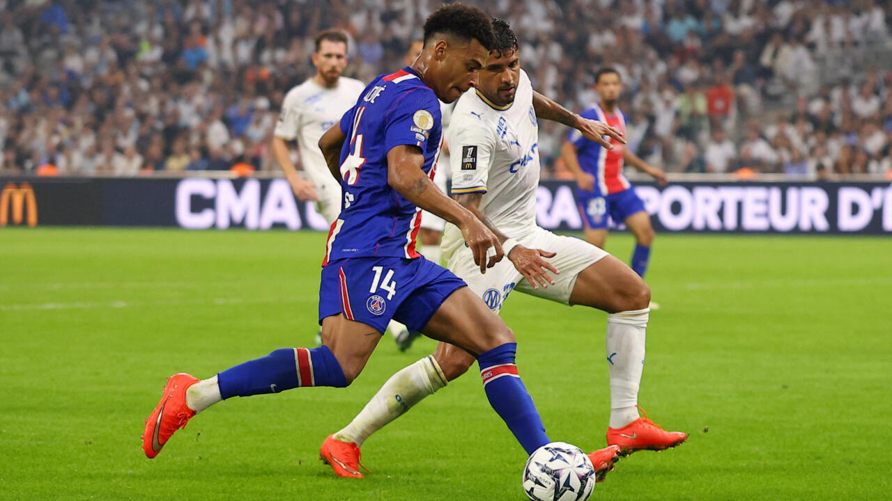 Ligue 1 : le PSG triomphe à Marseille face à un Olympique en difficulté.
