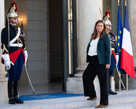 Marine Tondelier, candidate écologiste à la présidentielle, accouche à Lens