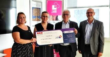 Securitas France fait un don de 5 000 € à la Ligue contre le cancer du Rhône