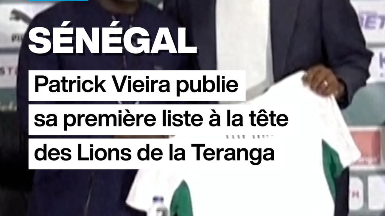 Sénégal : Patrick Vieira présente sa première sélection en tant qu'entraîneur des Lions de la Teranga 1 Sénégal : Patrick Vieira présente sa première sélection en tant qu'entraîneur des Lions de la Teranga