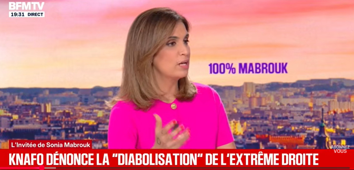 Sonia Mabrouk répond aux critiques des syndicats de BFMTV sur sa ligne éditoriale