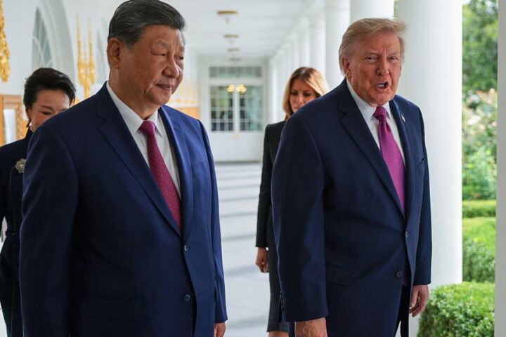 Trump et Xi se rencontrent avant le dîner d'État avec les leaders de l'IA