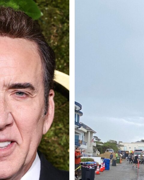 Un gouffre de neuf mètres se forme dans l'allée de Nicolas Cage à Malibu après l'ouragan Marie