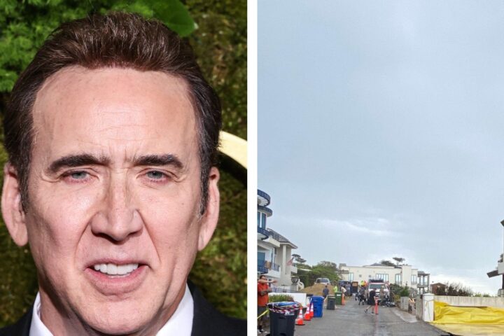 Un gouffre de neuf mètres se forme dans l'allée de Nicolas Cage à Malibu après l'ouragan Marie