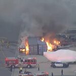 Un hélicoptère de télévision s'écrase à Los Angeles pendant la couverture d'un accident de la route