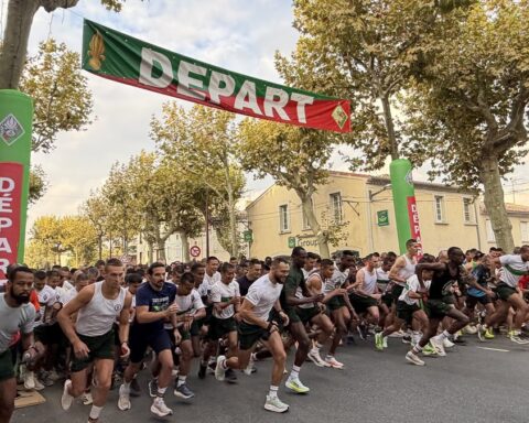 Ambiance festive pour la 48e édition du semi-marathon de la Légion étrangère à Castelnaudary