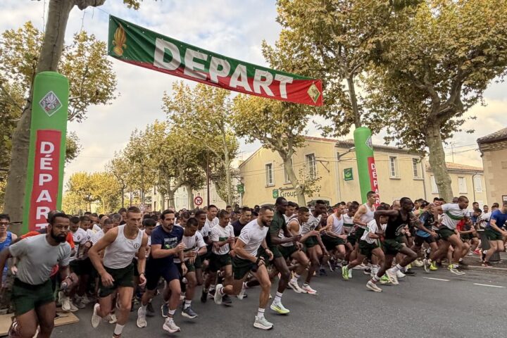 Ambiance festive pour la 48e édition du semi-marathon de la Légion étrangère à Castelnaudary