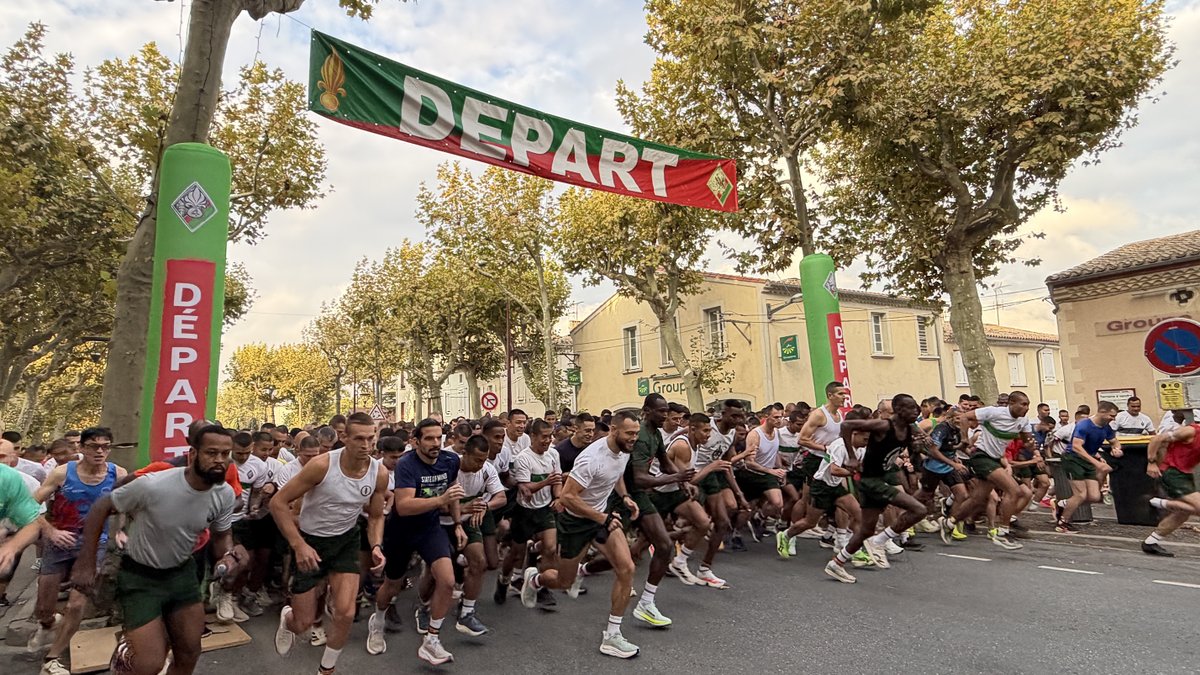 Ambiance festive pour la 48e édition du semi-marathon de la Légion étrangère à Castelnaudary