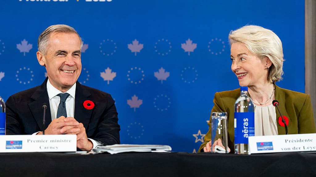 Carney fixe des objectifs pour un statut d'"associé" de l'UE face à la tension commerciale entre les États-Unis et le Canada 1 Carney fixe des objectifs pour un statut d'"associé" de l'UE face à la tension commerciale entre les États-Unis et le Canada