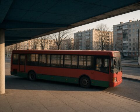 À Kramatorsk, un autobus frappé, douze morts selon les autorités ukrainiennes