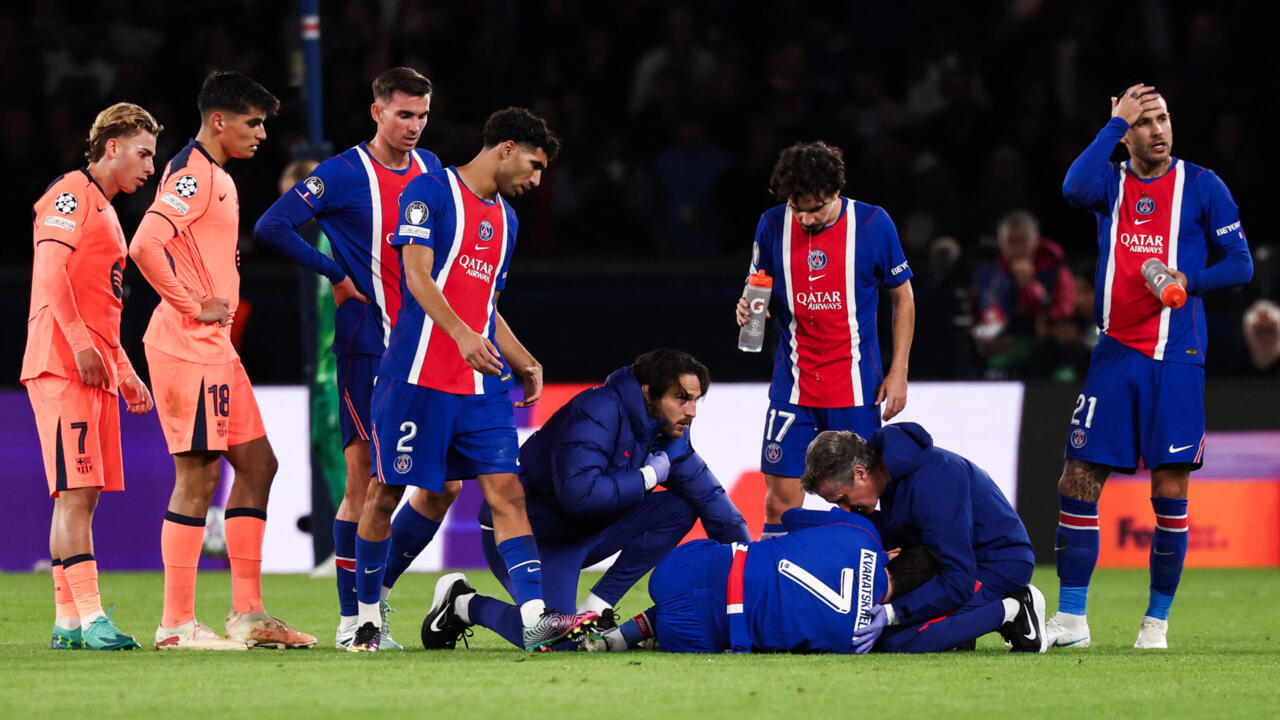 Kvara, Dembélé et Marquinhos blessés : une victoire amère du PSG face au Barça en Ligue des champions.