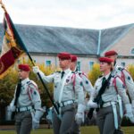Le 1er régiment de hussards parachutistes célèbre la Saint-Michel et 80 ans d'intégration aux troupes aéroportées à Tarbes