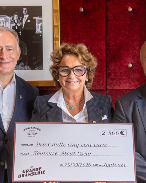 Un dîner caritatif au Casino Barrière de Toulouse récolte 2 500 euros pour l'association Atout Cœur en soutien à Madagascar