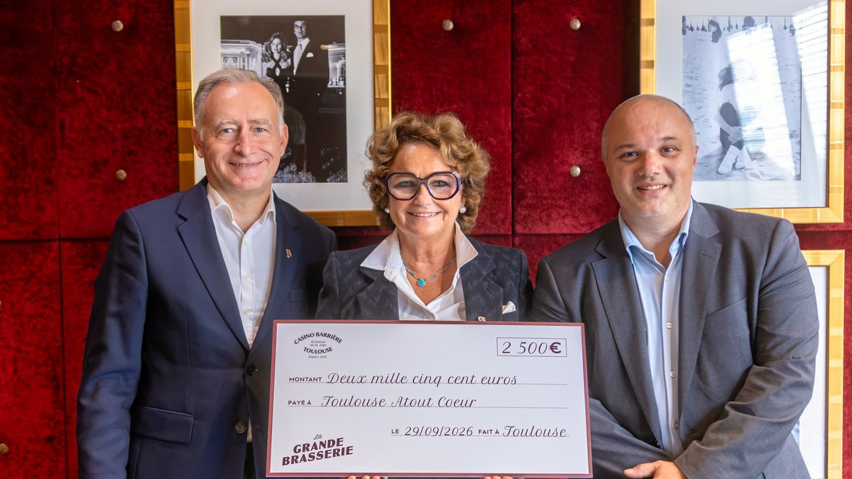 Un dîner caritatif au Casino Barrière de Toulouse récolte 2 500 euros pour l'association Atout Cœur en soutien à Madagascar